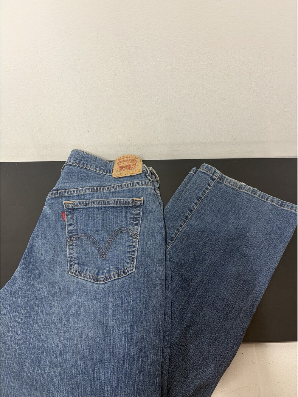 Levi’s 515 Nouveau Boot Cut Jeans Women’s Size 12L Medium Wash Denim